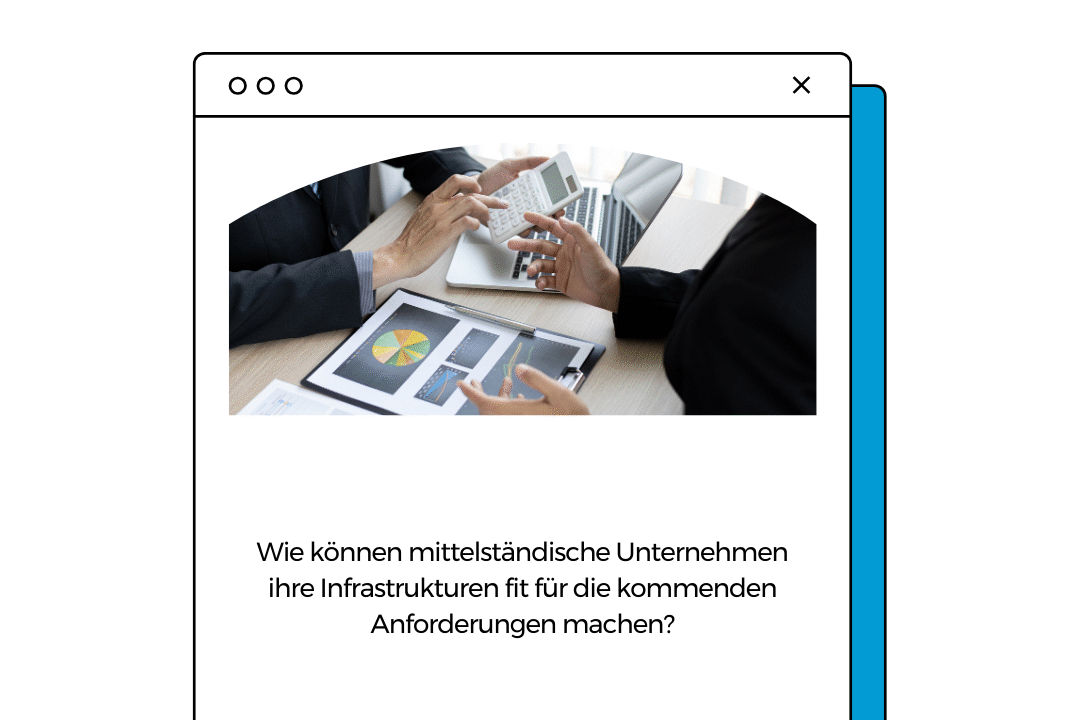 Computerbildschirm mit Netzwerkvisualisierung, Symbol für Software Defined Networking und moderne IT-Infrastruktur