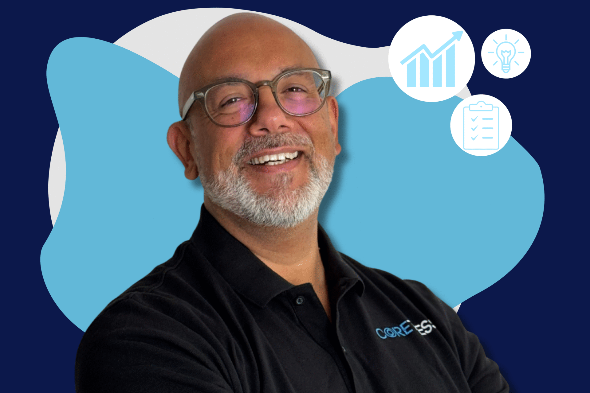 Grafische Darstellung eines IT-Systemhauses in Deutschland mit Zahlen und Analyse-Elementen – Übersicht über Markt, Fakten und Qualitätskriterien.