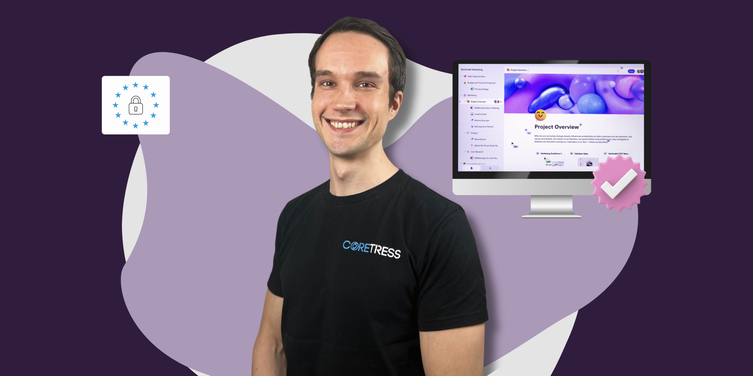 Digitale Darstellung moderner IT-Dienstleistungen für Unternehmen, inklusive Cloud, Sicherheit und Support – visuelle Übersicht zentraler IT-Services.