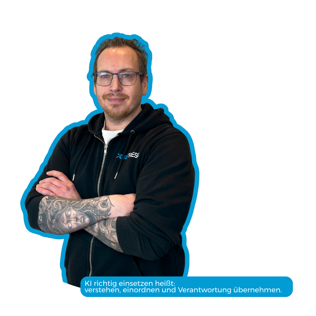 Berater von coretress unterstützt Unternehmen beim KI-Kompetenznachweis nach EU AI Act