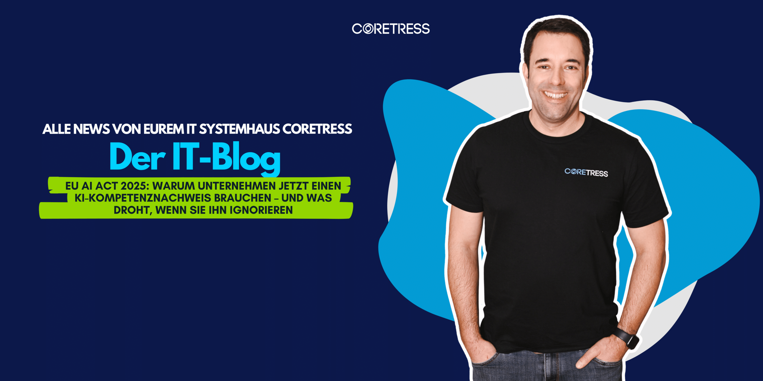 KI-Kompetenznachweis EU AI Act mit EU AI Act Anforderungen Unternehmen, KI Compliance im Unternehmen, EU AI Act Bußgelder und Geschäftsführer Haftung KI